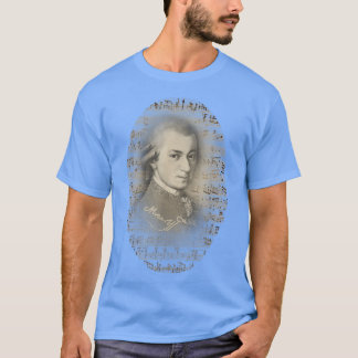 Mozart Mozart Portrait Classic Music Lover Geschen T-Shirt