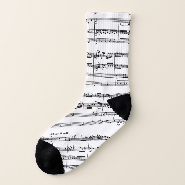Mozart-Musik-Socken Socken (Links - Außen)