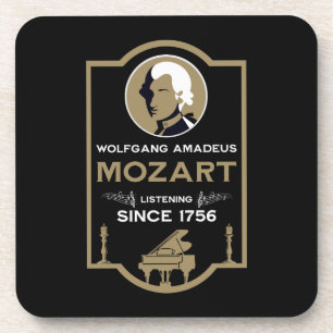 Mozart Musikliebhaber-Geschenk Getränkeuntersetzer