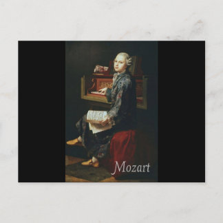 Mozart Postkarte