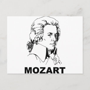 Mozart Postkarte