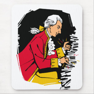 Mozart spielt Klavier Mousepad