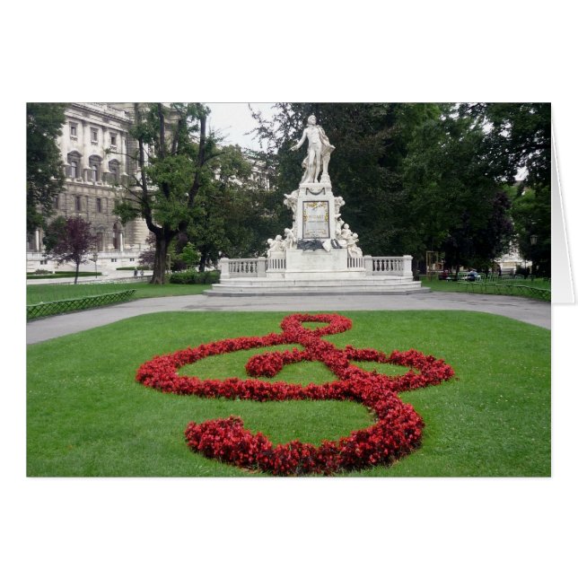 Mozart-Statue Wien (Vorderseite (Horizontal))