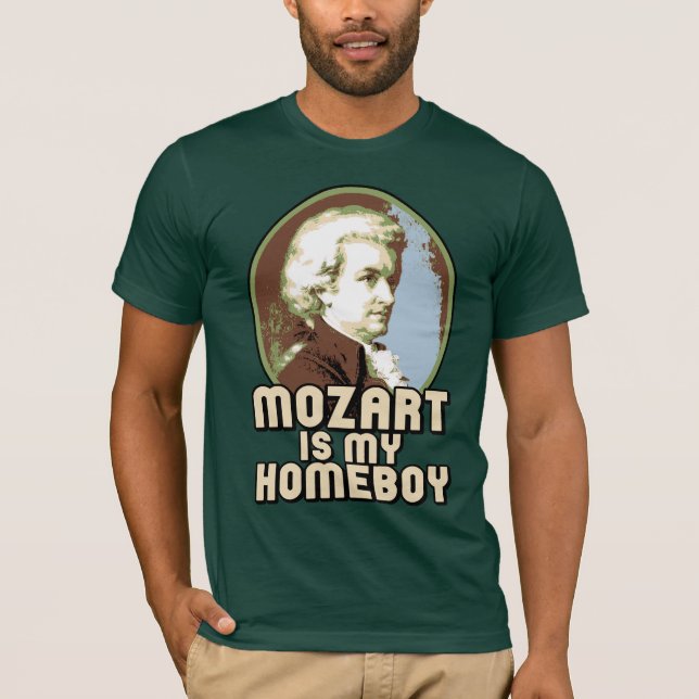 Mozart T-Shirt (Vorderseite)
