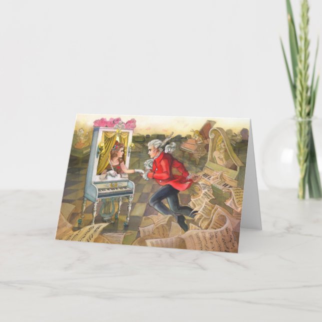 Mozart trouve sa carte de voeux de Muse (Devant)