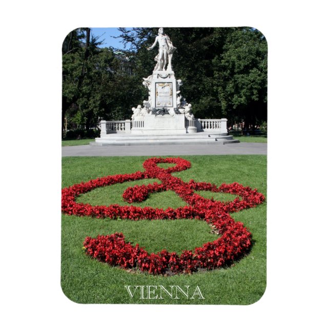 Mozart vienna magnet (Vertikal)