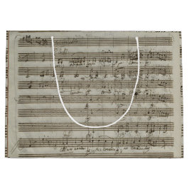 Mozart-Violinen-Konzert-Manuskript Große Geschenktüte