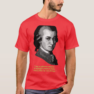 Mozart Zitat T-Shirt