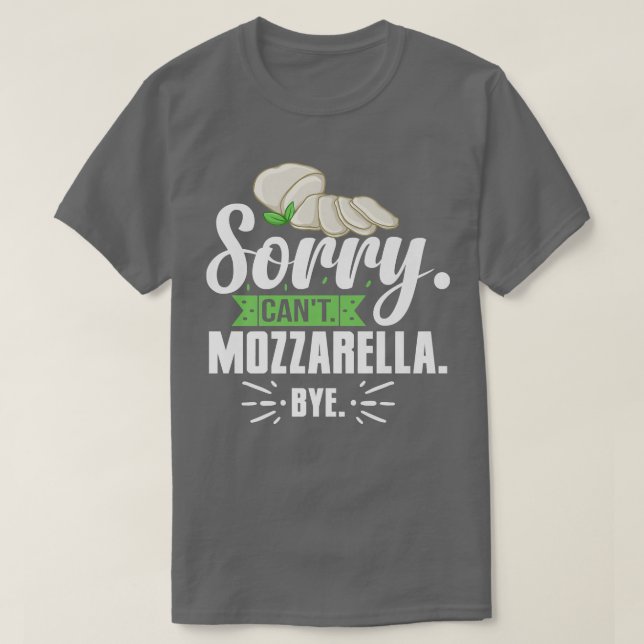 Mozzarella Käse Rezepte Buffalo Italienisch Frisch T-Shirt (Design vorne)