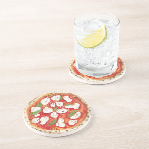 Mozzarella Pizza Getränkeuntersetzer