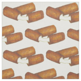 Mozzarella Sticks Fried Snack Food Käse Fabric Stoff