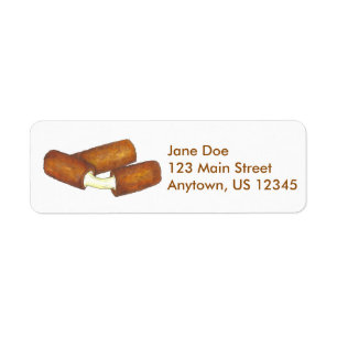 Mozzarella Sticks Käse Junk Food Labels