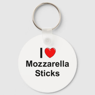 Mozzarella-Stöcke Schlüsselanhänger