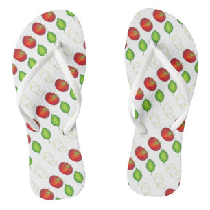 Mozzarella Tomato Basilika Italienische Küche Koch Flip Flops
