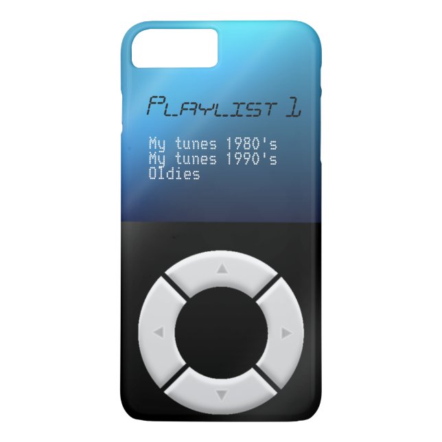 MP3-Player-Design Case-Mate iPhone Hülle (Rückseite)