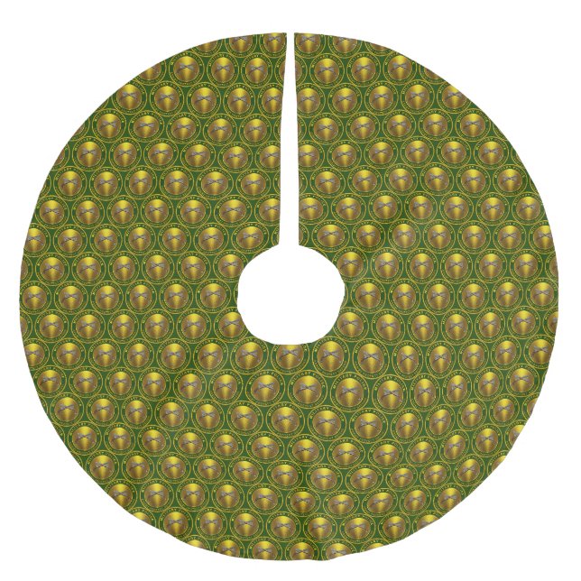 MP Militärpolizei Polyester Weihnachtsbaumdecke (Vorderseite)