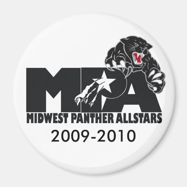 MPA-Logo Schwarz-Weiß Magnet (Vorne)