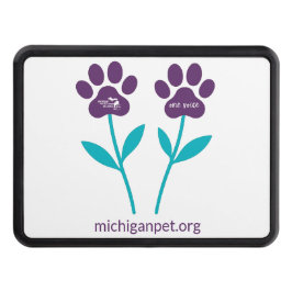 MPA Paw Print Tulips Hitch Cover Abschlepphaken Cover