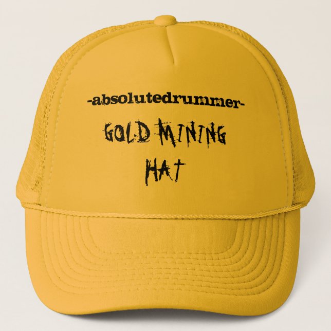 MPM/ABD- "GOLDFÖRDERUNGS-HUT " TRUCKERKAPPE (Vorderseite)