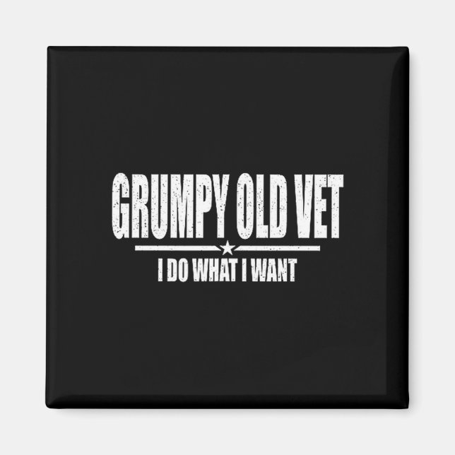 Mpy Old Vet  Magnet (Vorne)