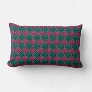 MQF Sequins-Plum-Jade-LUMBAR PILLOW Lendenkissen
