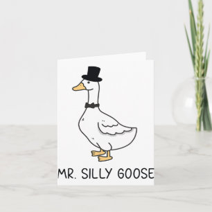 Mr Albern Goose und Mrs. Albern Goose Couple Match Karte