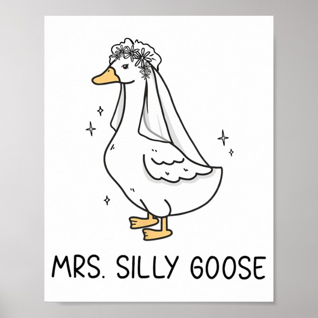 Mr Albern Goose und Mrs. Albern Goose Couple Match Poster (Vorne)