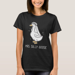 Mr Albern Goose und Mrs. Albern Goose Couple Match T-Shirt