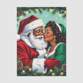 Mr and Mrs Claus Sweet Christmas  Seidenpapier