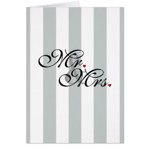 Mr. and Mrs. Click to Customize Color Stripes