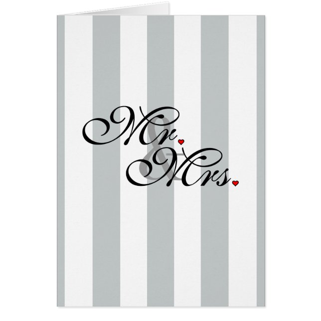 Mr. and Mrs. Click to Customize Color Stripes (Vorne)