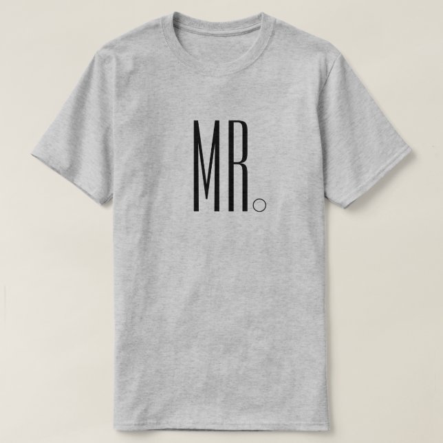 Mr. and Mrs Matching Shirts (Design vorne)