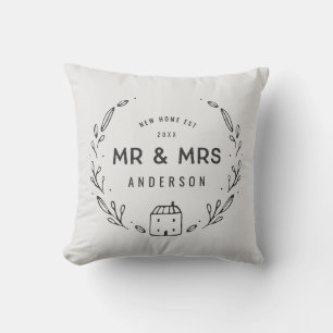 Mr. and Mrs New Zuhause Kissen