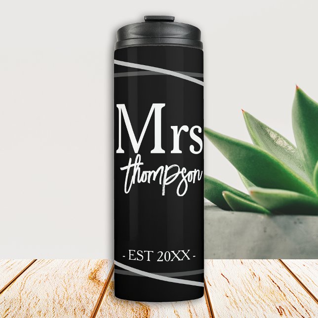 Mr. and Mrs Personalisiert Wedding Gift For Couple Thermosbecher (Von Creator hochgeladen)