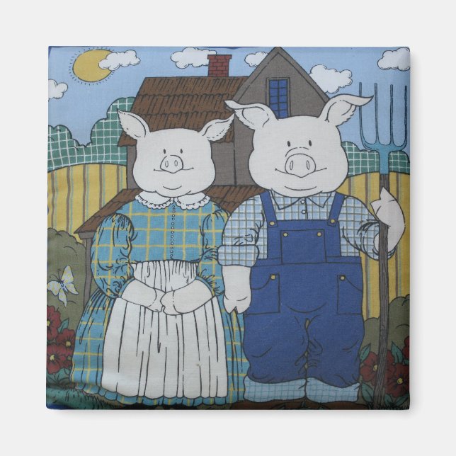 Mr. And Mrs. Pig Magnet (Vorne)