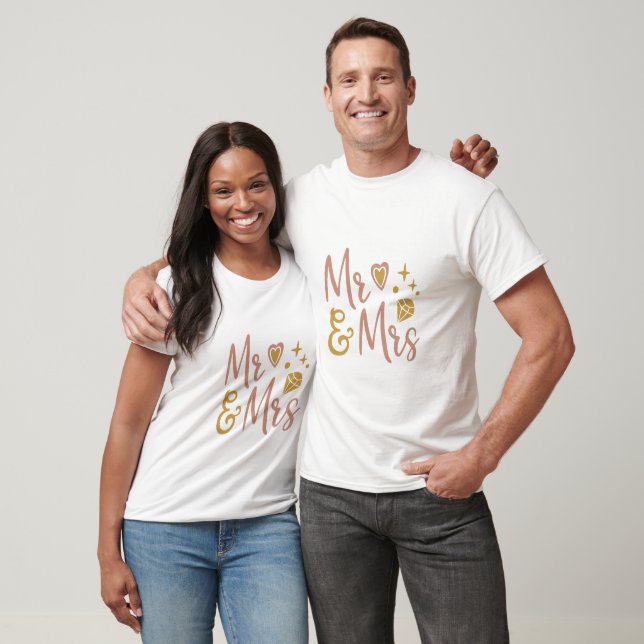 Mr and Mrs T-Shirt (Unisex)