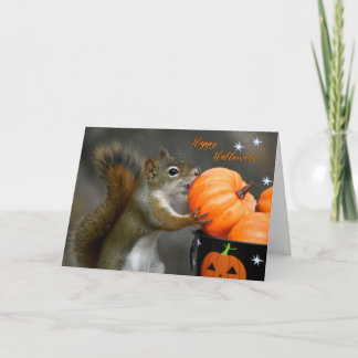 Mr. Bickles Die Eichhörnchenkarte Halloween Karte