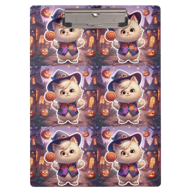 Mr Bluffy - Halloween's Gentle Bluffmaster Klemmbrett (Vorderseite)