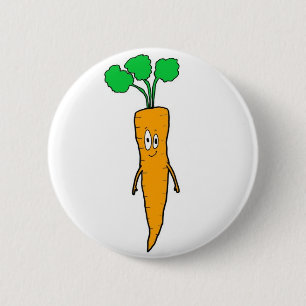 Mr.Carrot im Weiß Button