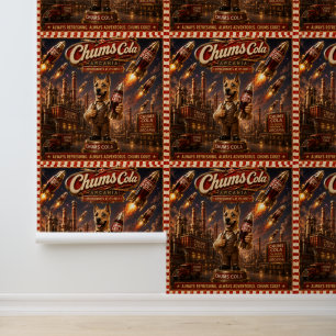 Mr. Chums Wackelkopf-Wallpaper./nursery/home/ Tapete