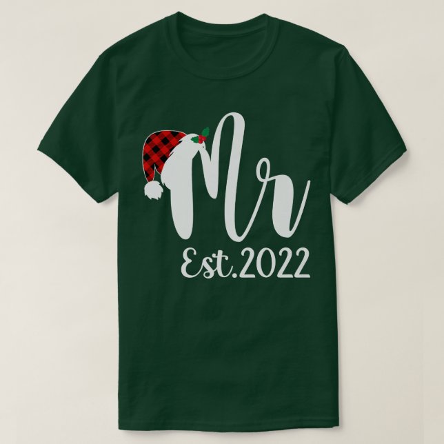 Mr. Claus & Mrs. Claus Est T-Shirt (Design vorne)