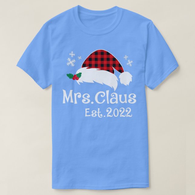 Mr. Claus & Mrs. Claus Est T-Shirt (Design vorne)