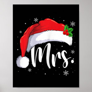 Mr. Claus Weihnachtspaare passen sich zusammen Poster