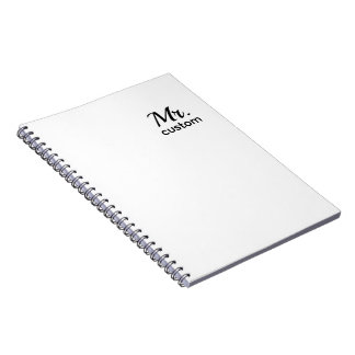 Mr. Custom Notebook – Spiral Photo Notebook Notizblock
