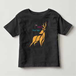 Mr. Deer Graphic – Rustic Woodland Style Kleinkind T-shirt