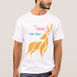 Mr. Deer Graphic – Rustic Woodland Style T-Shirt