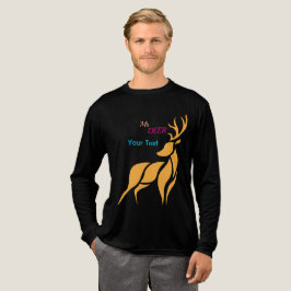 Mr. Deer Graphic – Rustic Woodland Style Tri-Blend Shirt