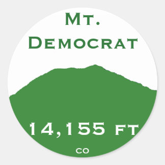Mr. Democrat Sticker