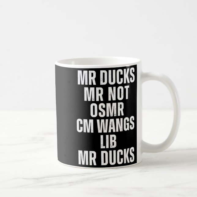 Mr Ducks Mr Not Duck Joke Phonetic Puzzle  Kaffeetasse (Rechts)