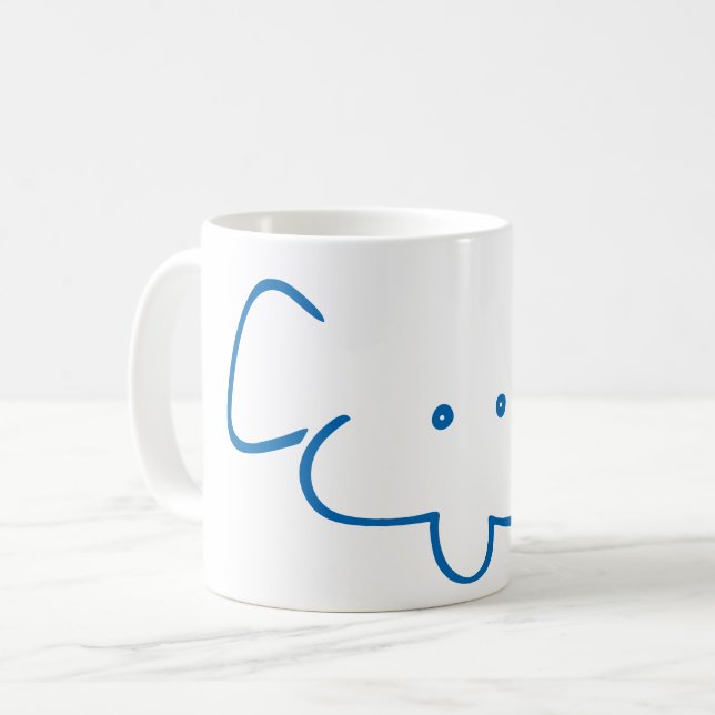 Mr Elephant Kaffeetasse (Vorderseite Links)